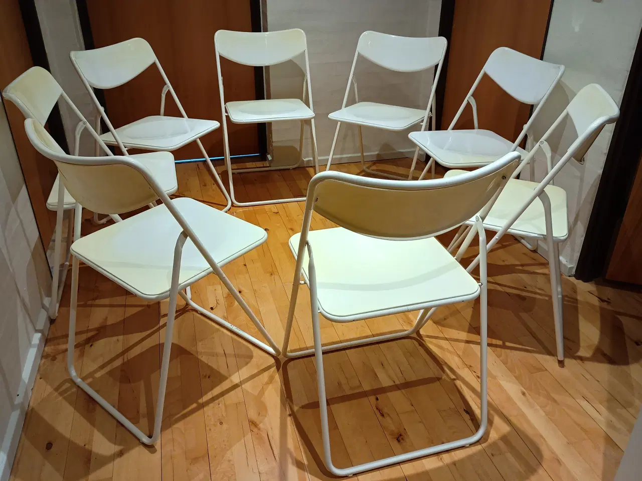 Billede 1 - 8 stk. TED klapstole fra IKEA sælges samlet 