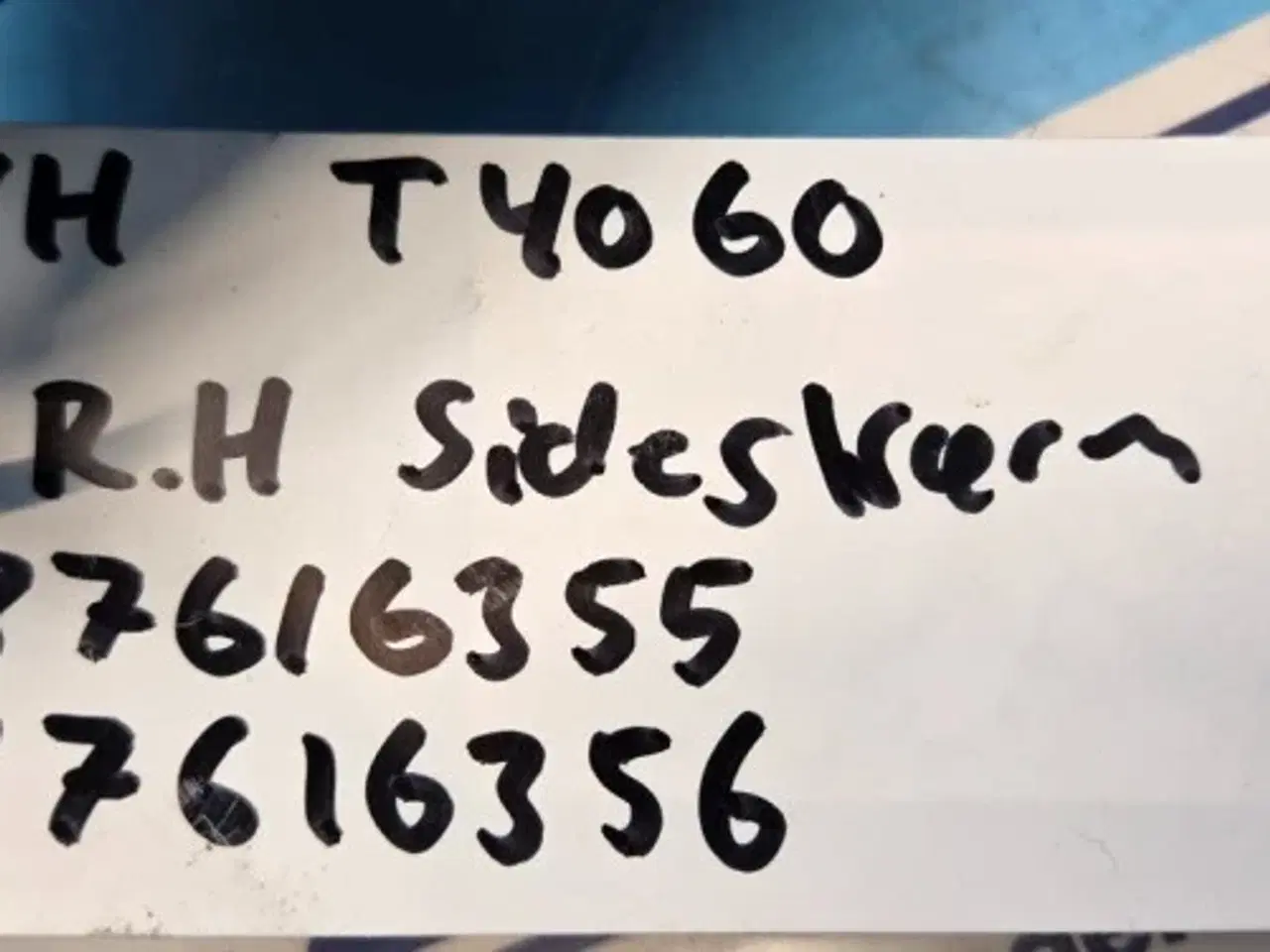 Billede 2 - New Holland T4060 Sideskærm R. 87616355