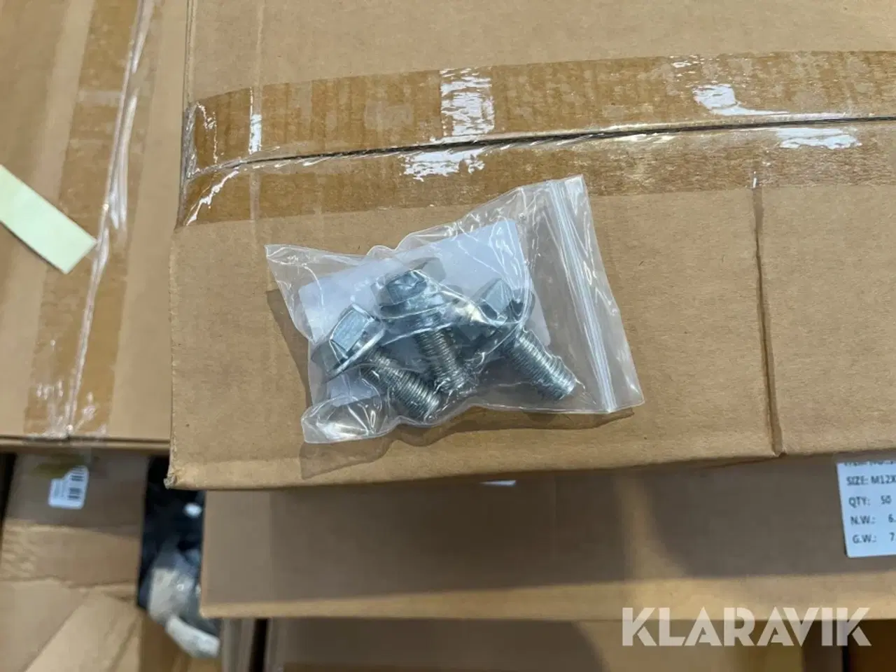 Billede 5 - Sætskruer m/løs skive - A2 M12x30mm - 1 palle