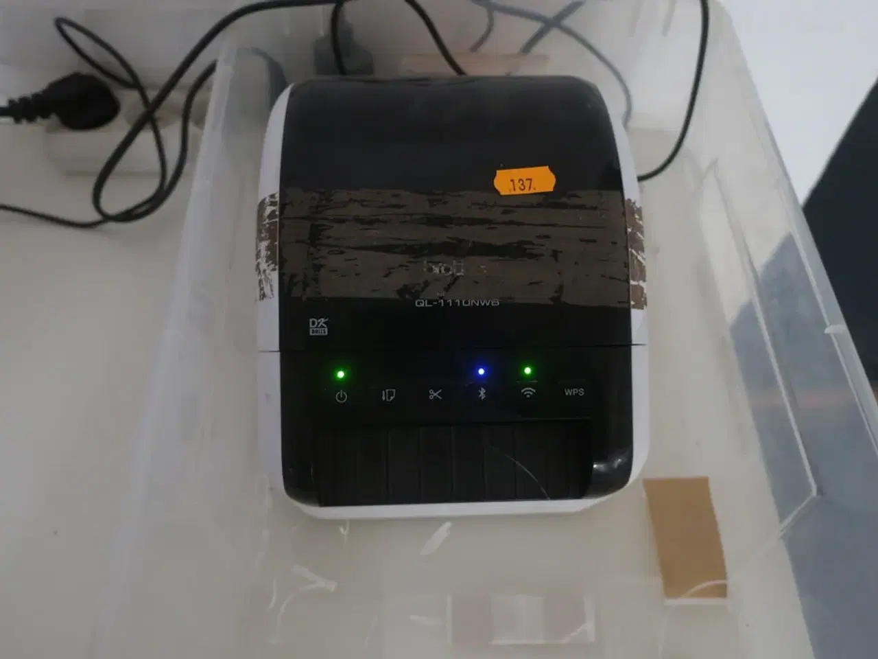 Billede 1 - Labelprinter BROTHER QL-1110NWB med label