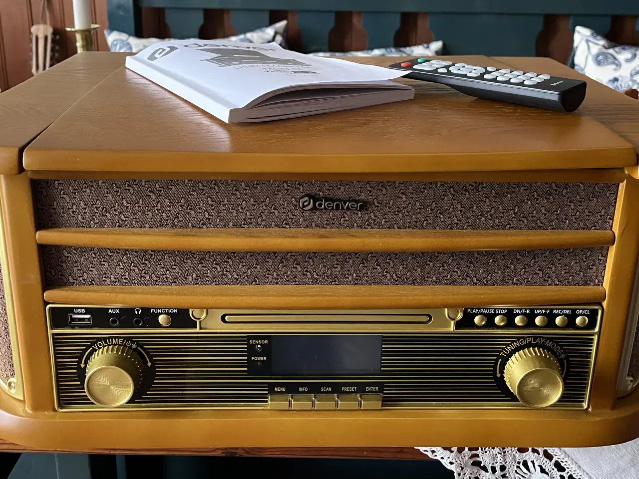 Billede 1 - Denver Retr. Stereoa. DAB, pladesp. CD og