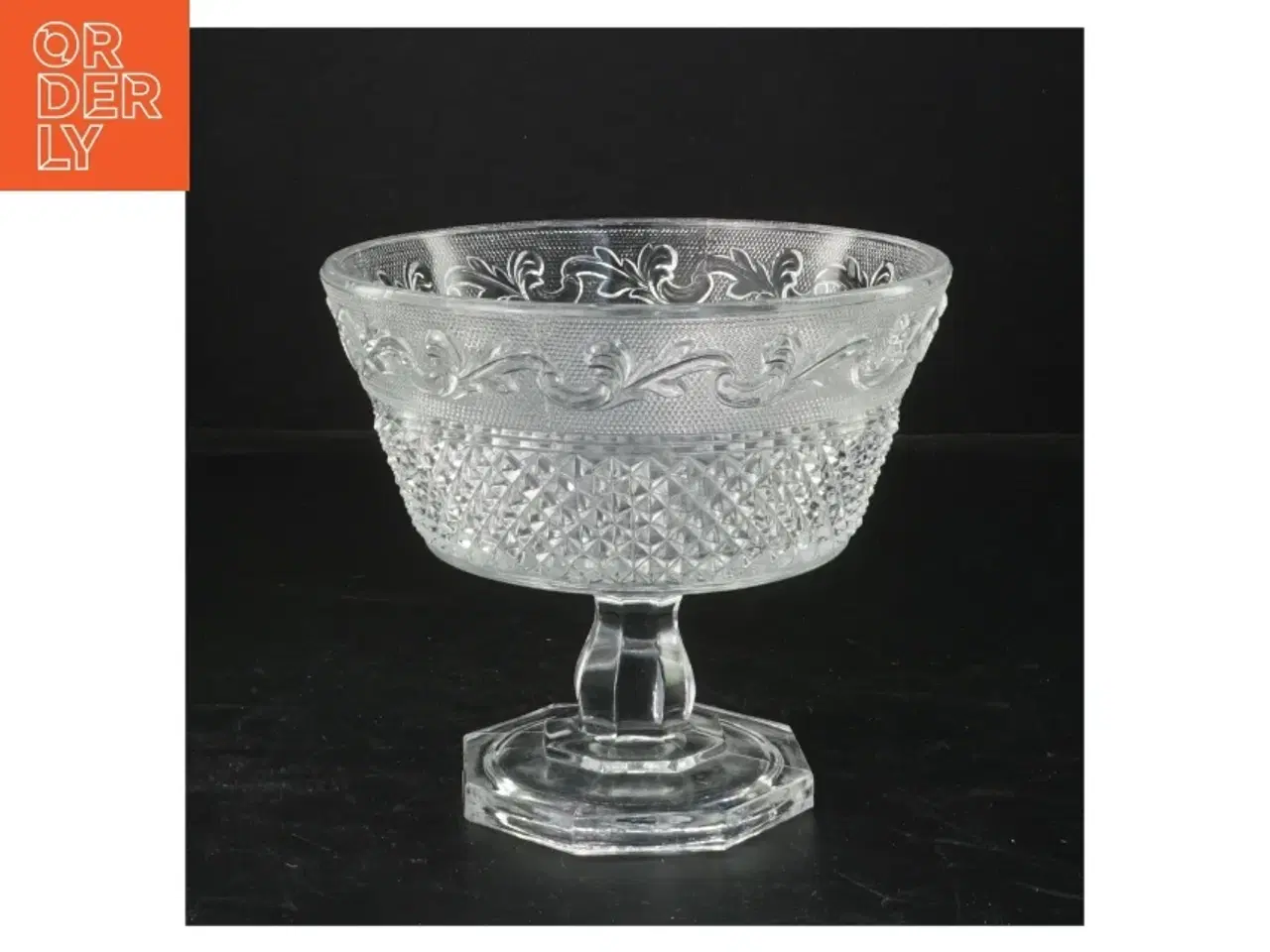 Billede 2 - Glas krystal skål med låg (str. Ø 15 cm)