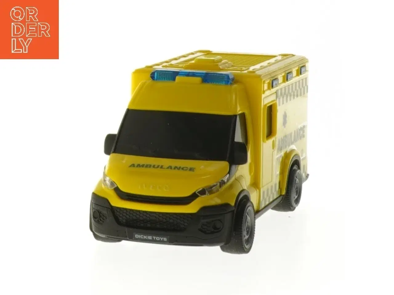Billede 1 - Legetøjsambulance fra Dickie Toys (str. 8x7x17,5 cm)