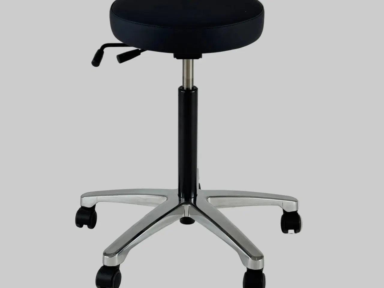 Billede 1 - RH Support 4512 Kontorstol – Sort/Krom Stel