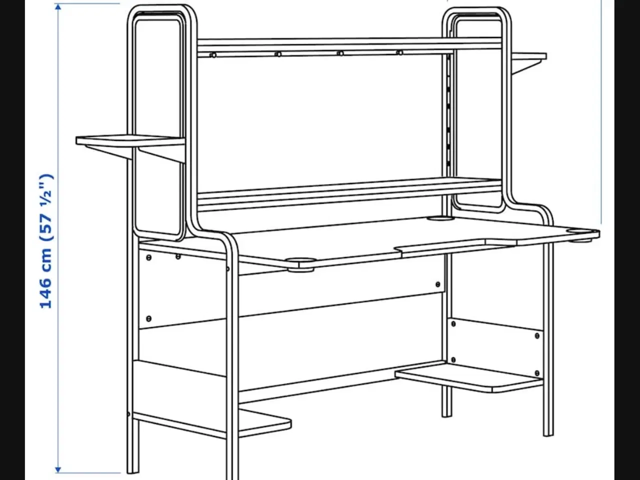 Billede 2 - Gamer skrivebord