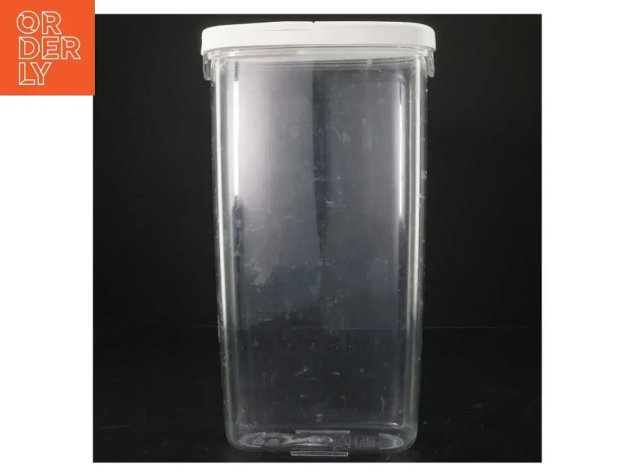 Billede 2 - Gennemsigtig plastikbeholder med låg fra IKEA (str. 6x14x30 cm)