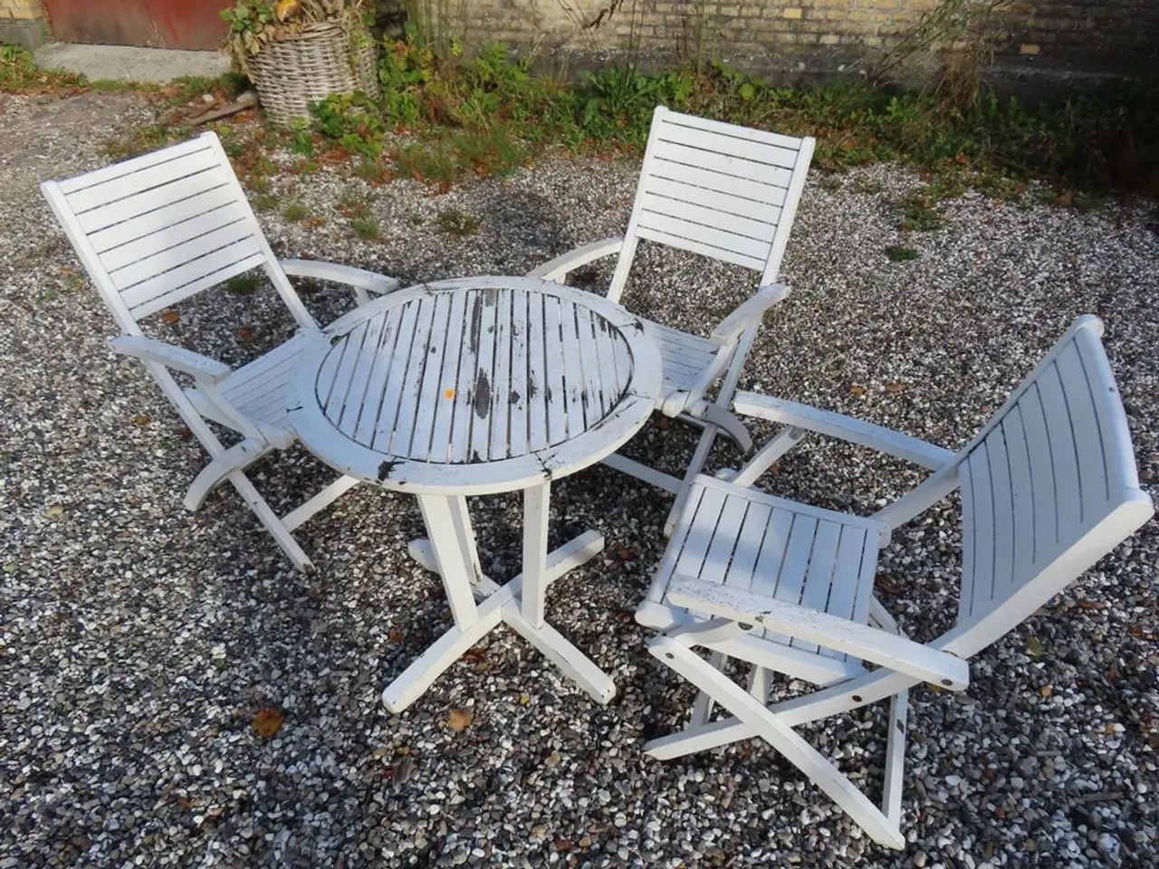 Billede 1 - Cafebord med 3 stole JUTLANDIA