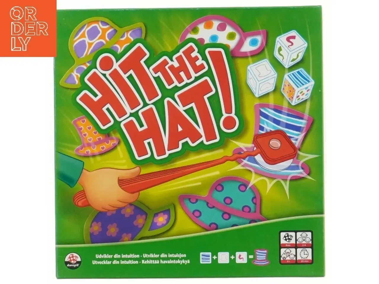Billede 1 - Hit the Hat brætspil (str. 27x27 cm)