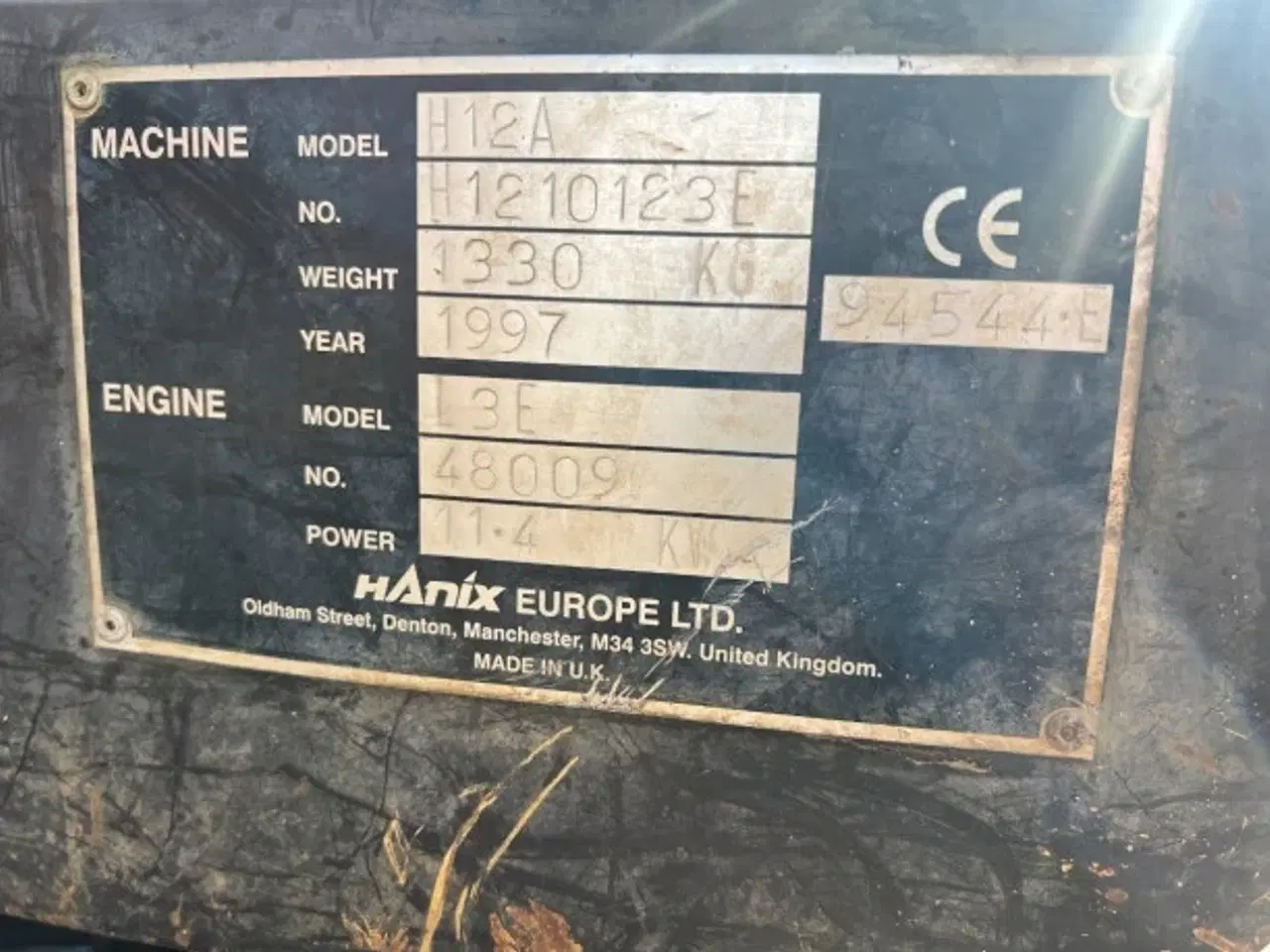 Billede 16 - Hanix H12A - Minigraver / 3 skovle