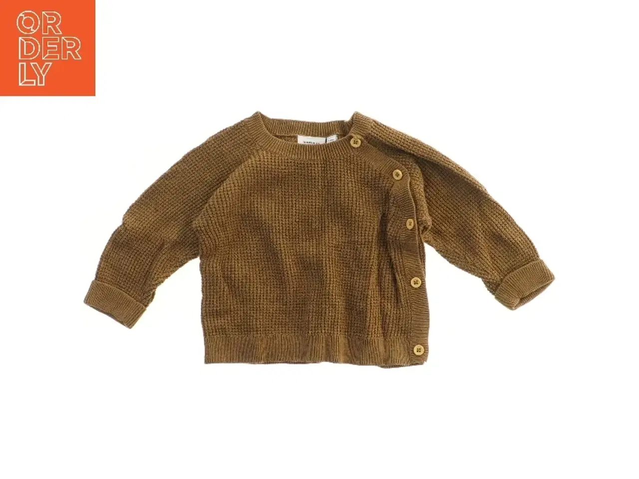 Billede 1 - Strikket trøje med knapper fra Name It (str. 68)