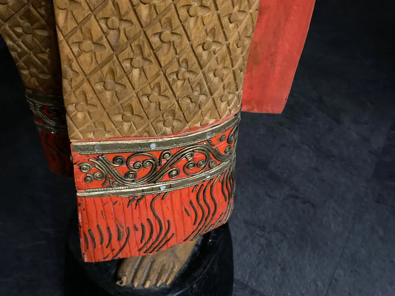 Billede 7 - Træskulptur kvinde