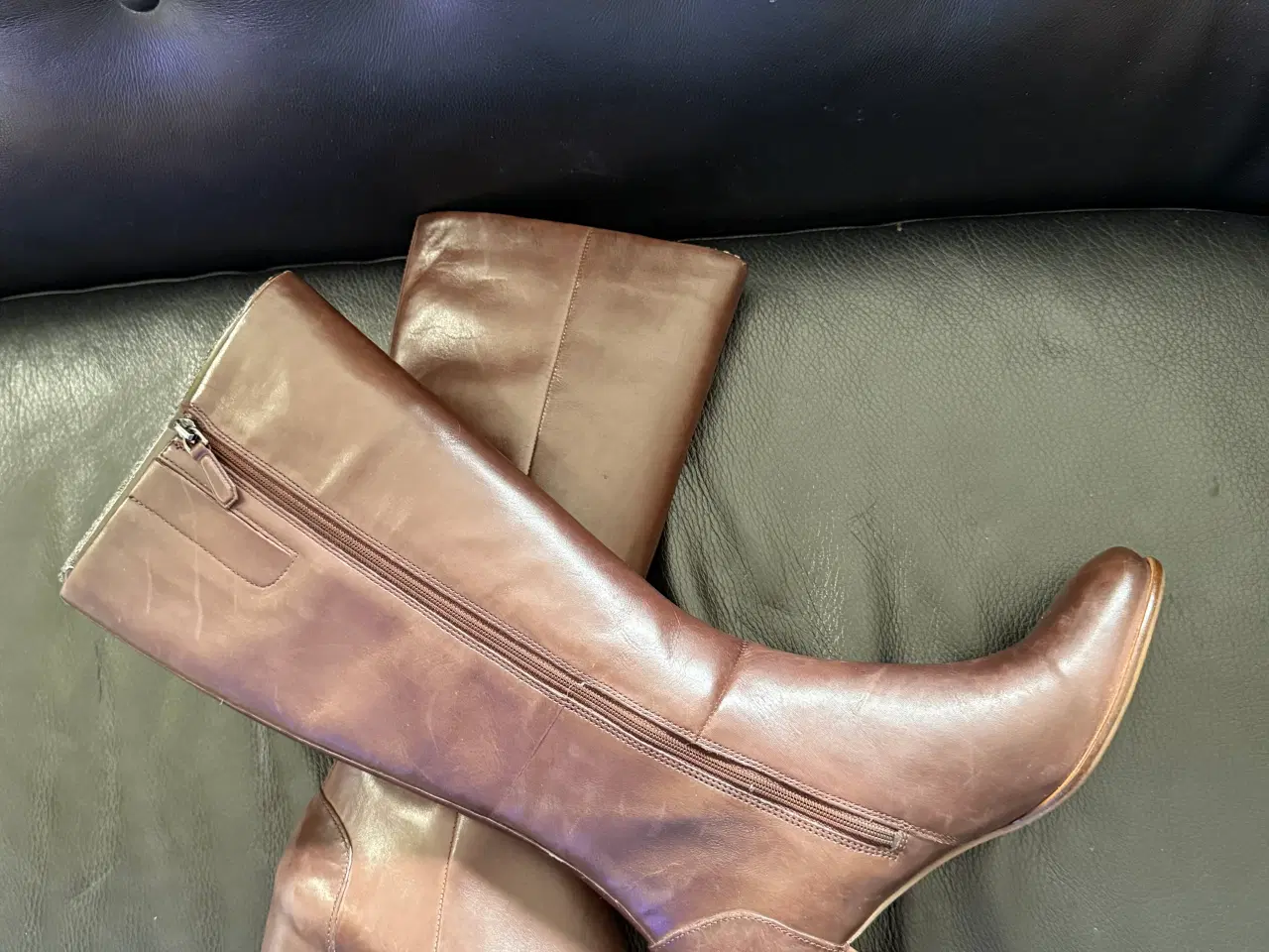 Billede 1 - LANGE ECCO STØVLER