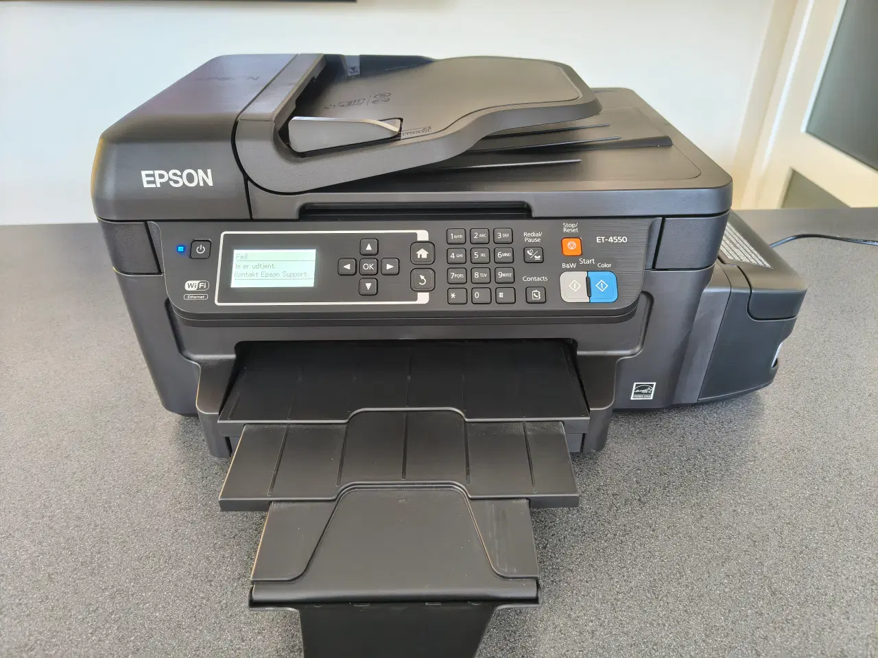 Billede 1 - Epson ET-4550 printer, kopi, scanner og fax.