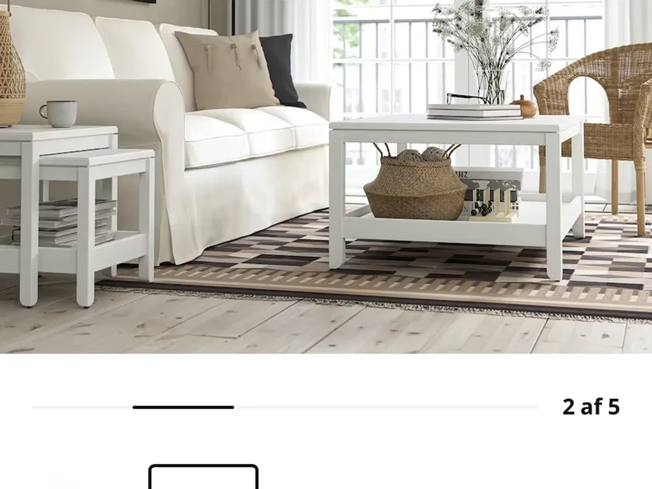 Billede 4 - Hvidt Ikea sofabord 