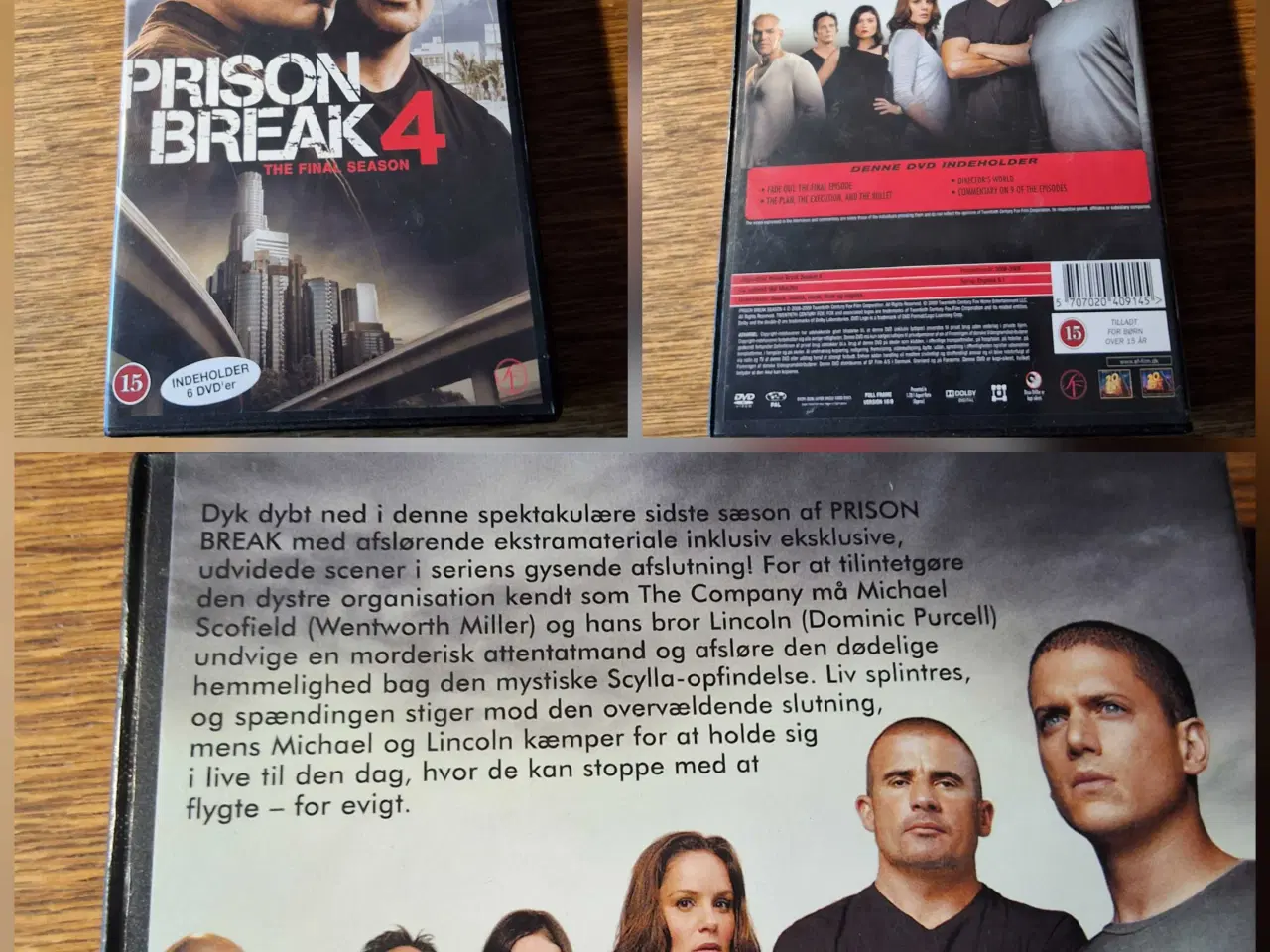Billede 6 - PRISONBREAK, 1-4 - Drama. 55 timer. DVD 23discs.