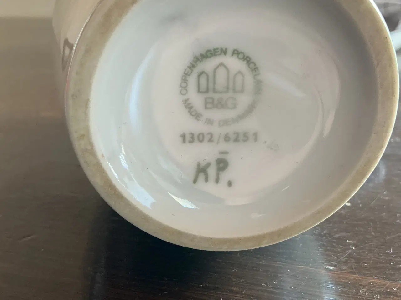 Billede 3 - B&G vase med vindmølle 18,5 cm høj