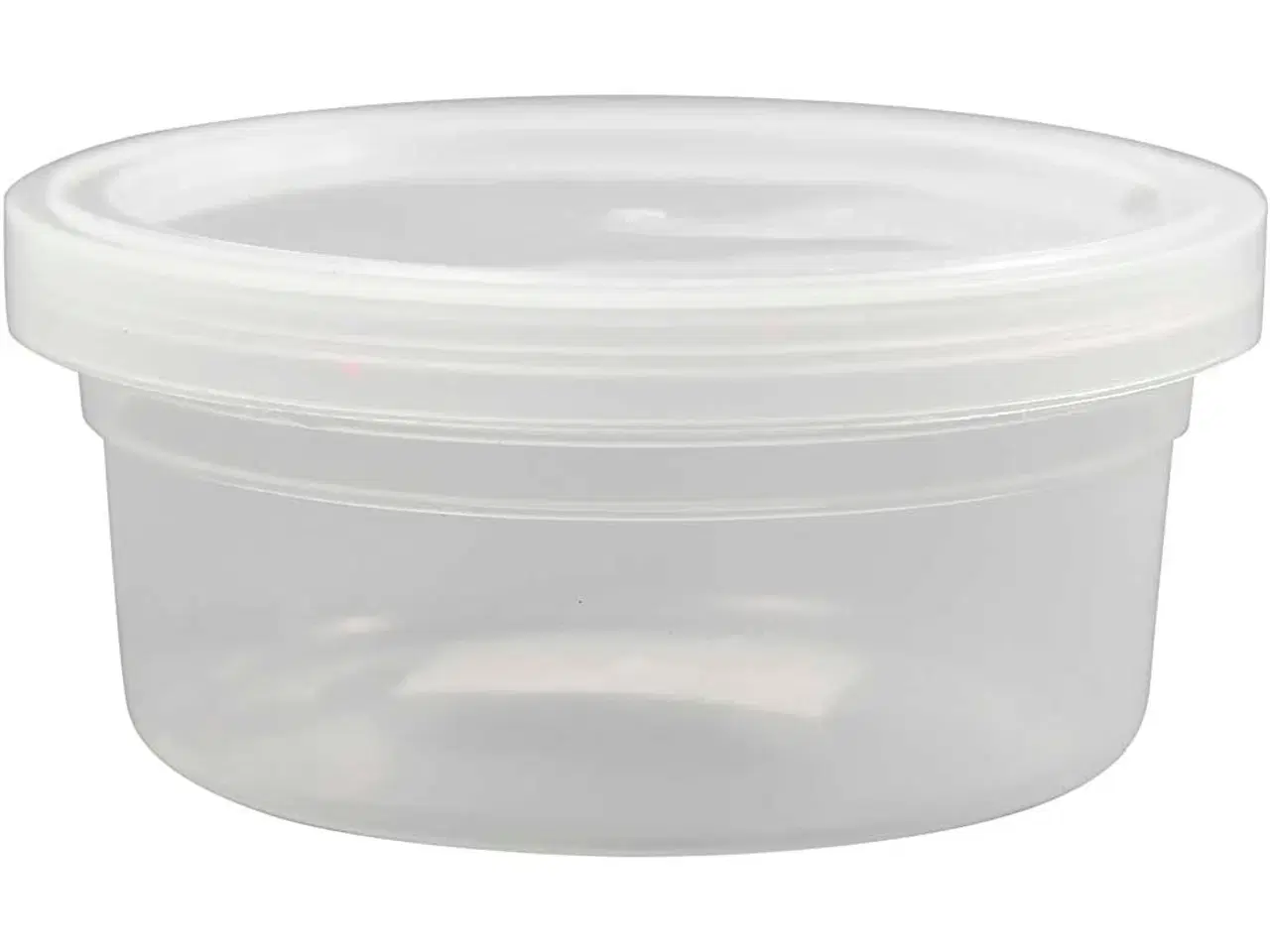 Billede 1 - Plastbøtte med låg, H: 38 mm, diam. 84 mm, 125 ml, 20 stk./ 1 pk.