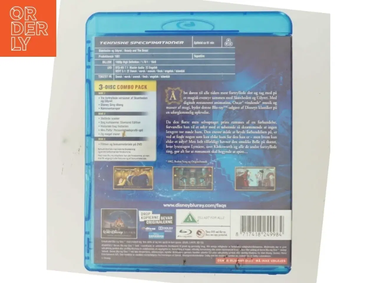 Billede 3 - Combopack (Blu-ray+dvd) "Disney"                                        &lt;span class="label label-blank pull-right" style="