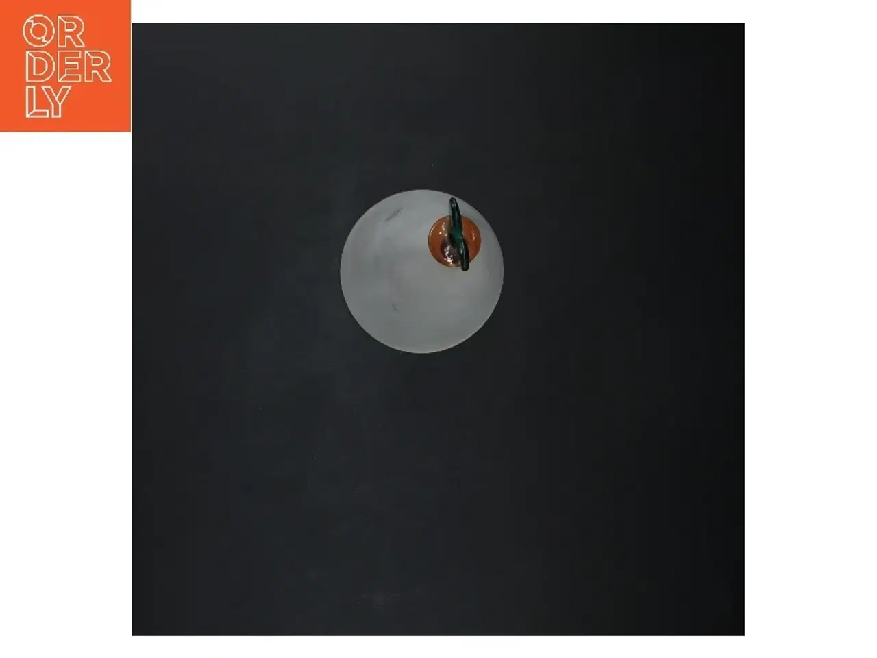 Billede 2 - Glas vase med blå accent fra Sent (str. 18 cm) Murano glas