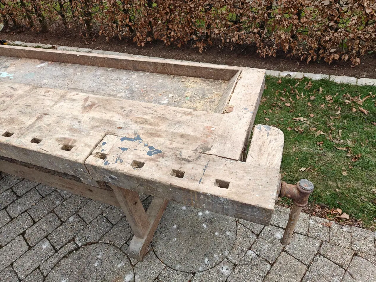 Billede 2 - Snedker høvlebænk/bord