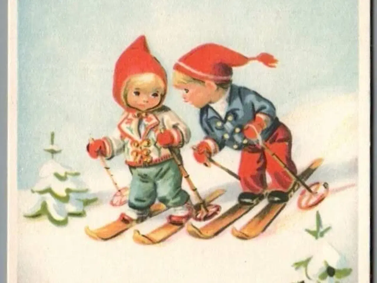 Billede 1 - Illa - Glædelig Jul - Stender Serie 590 - Postkort -  Brugt