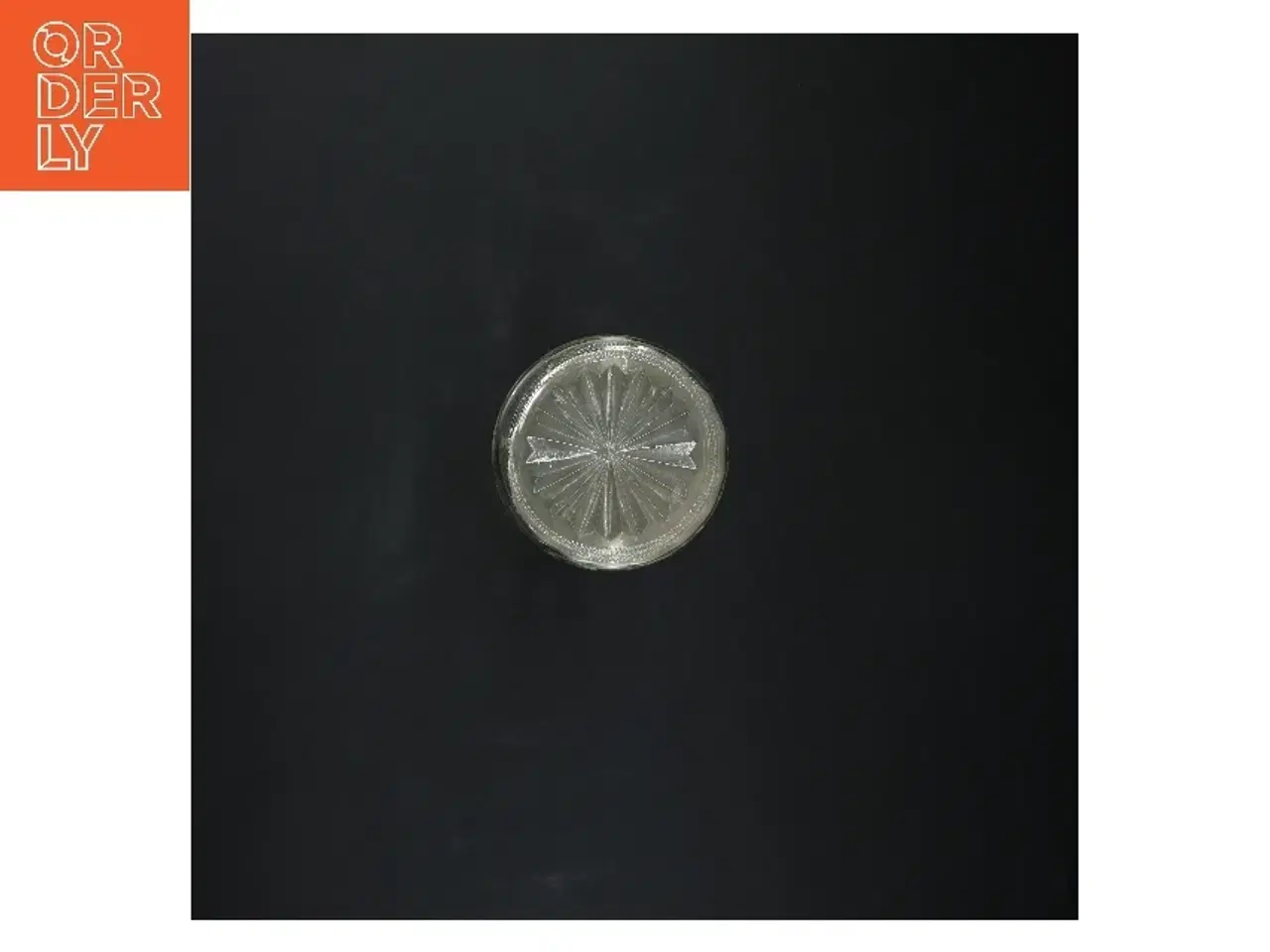 Billede 3 - Gammel glasvase med mønster (str. 23 cm)