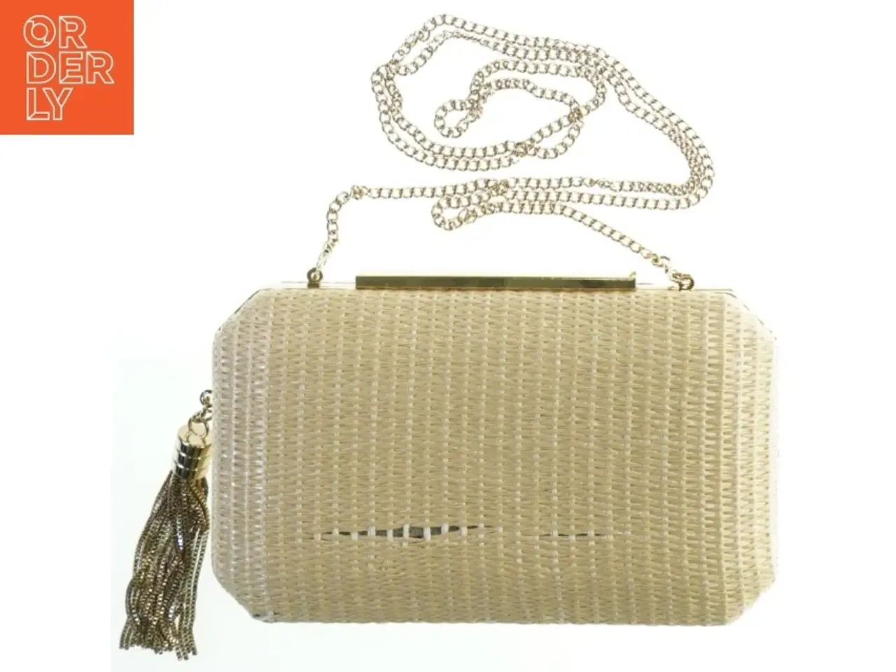 Billede 3 - Flettet aften clutch med kæde fra Forever New (str. 20 x. 12 cm)