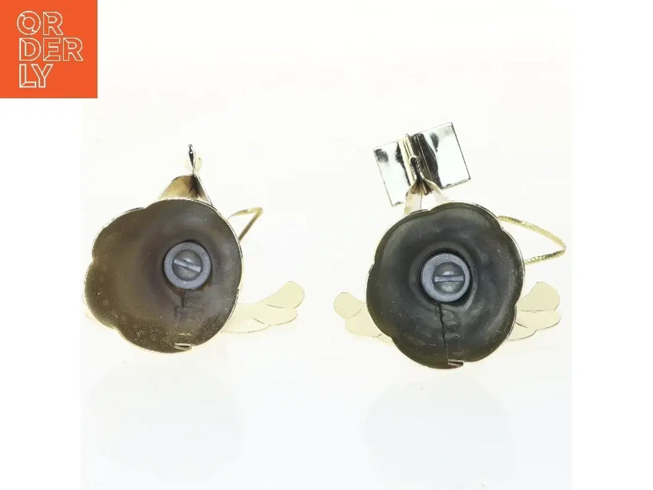 Billede 3 - Messing engle juledekorationer (str. 2 styk, 6 cm)