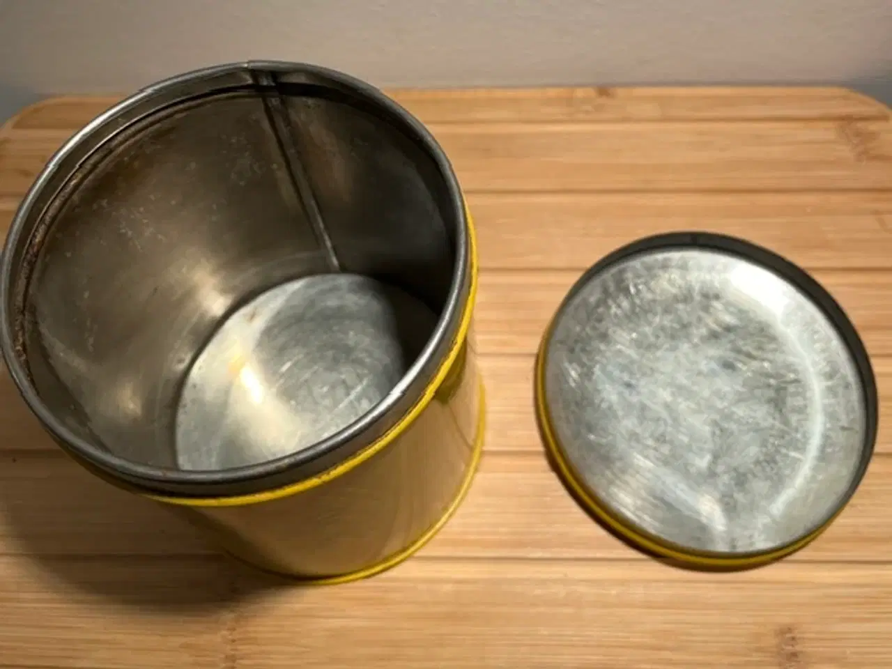 Billede 3 - Charmerende retro kaffedåse i solgul