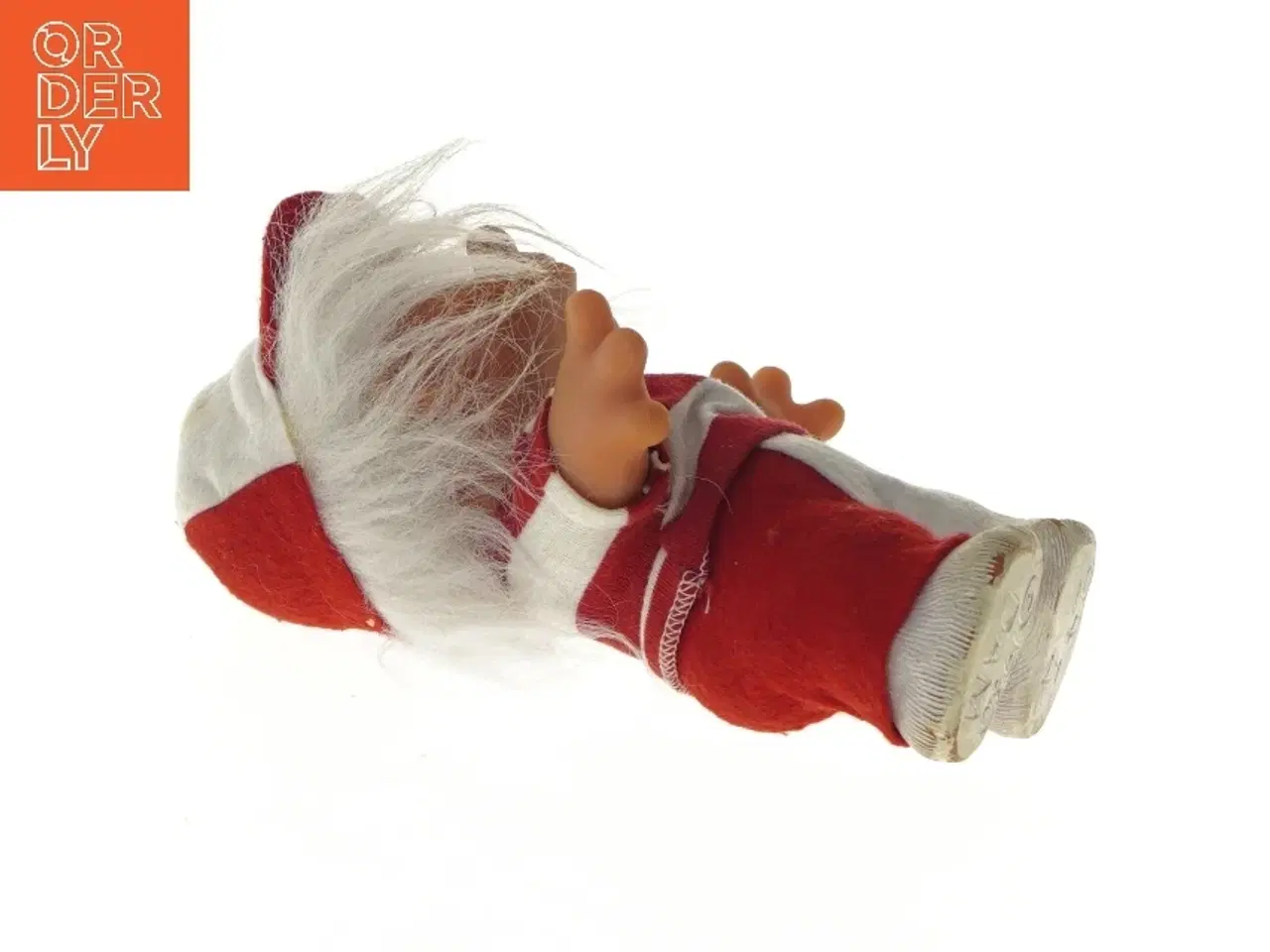 Billede 3 - Rød og hvid trold (str. 20 cm)