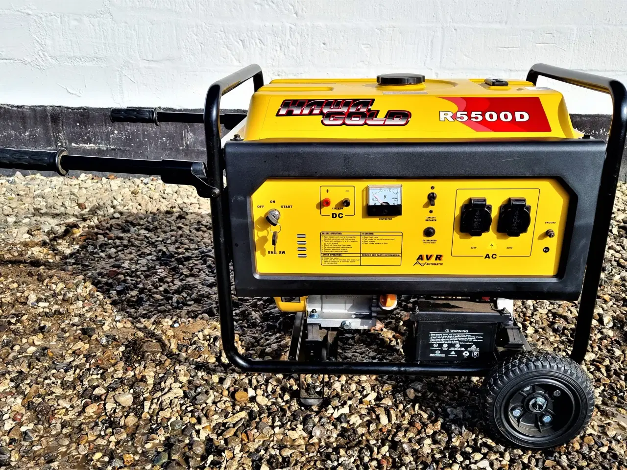 Billede 2 - R5500D generator / fabriksny / 5.5 kW