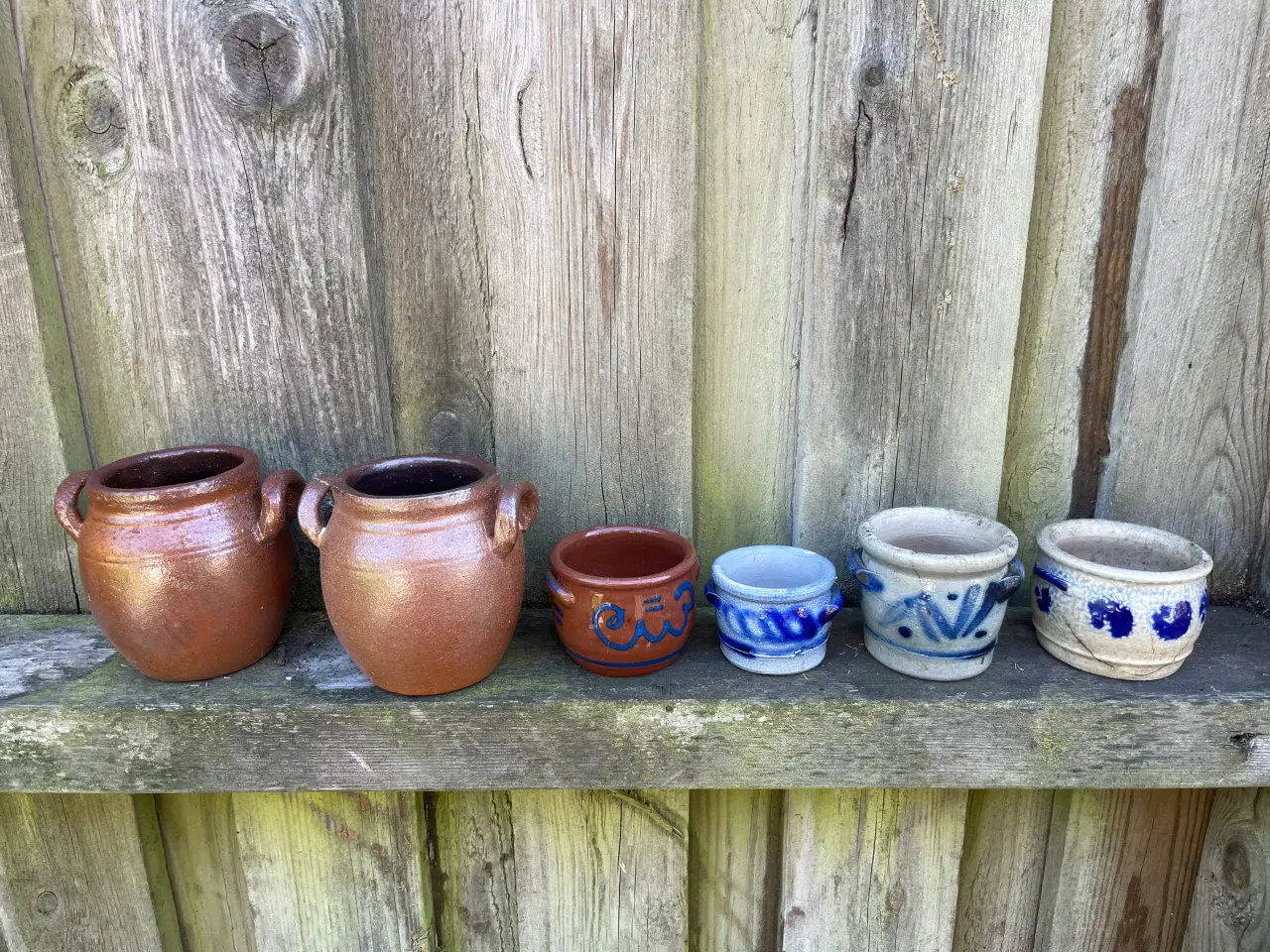 Billede 1 - Mini syltekrukker ler krukker syltekrukke 