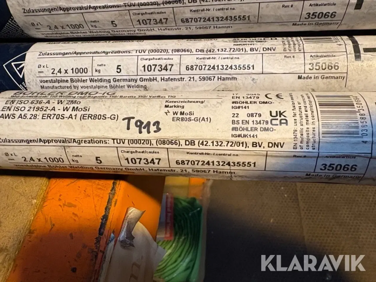 Billede 3 - Svejsetråd Böhler DMO-IG - 6 ruller