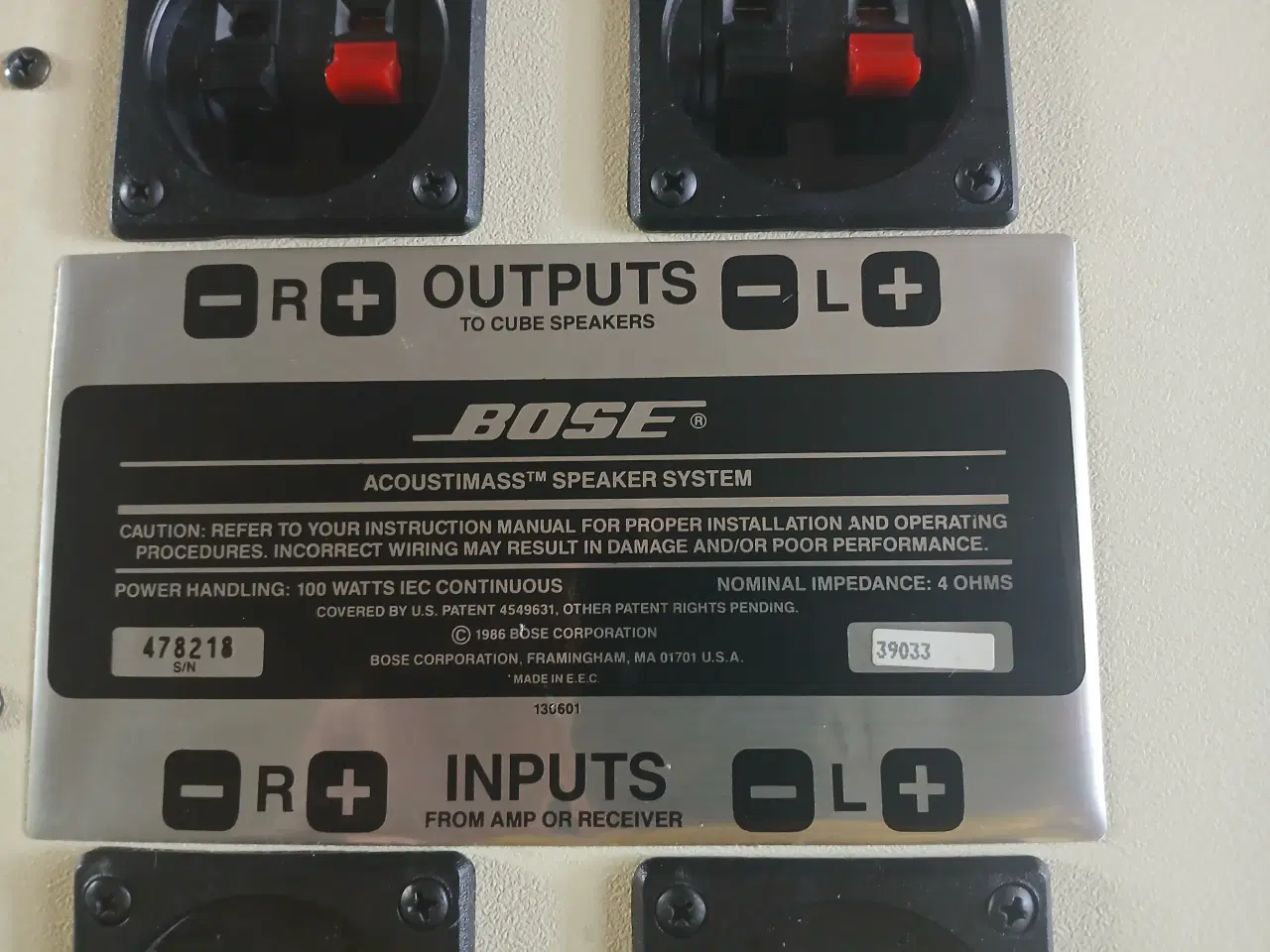 Billede 2 - Bose Acoustimass Højtaler 