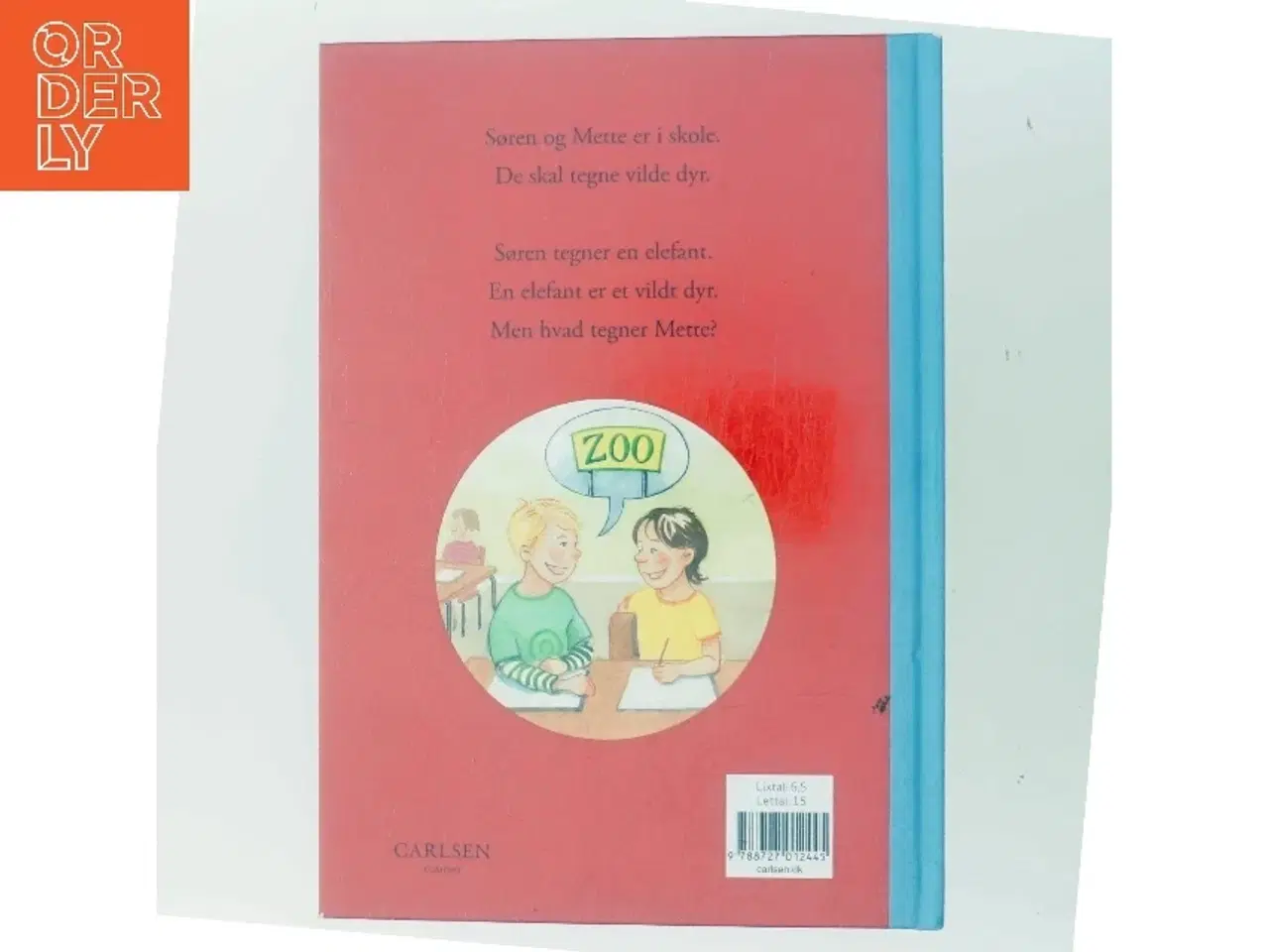 Billede 3 - Søren og Mette tegner vilde dyr af Kirsten Koch Jensen (Bog)