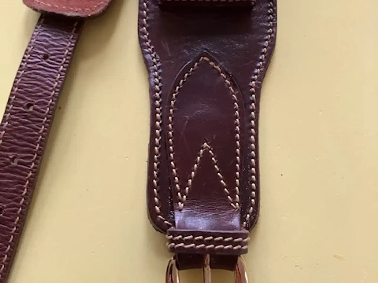 Billede 2 - Patronbælte brunt læder