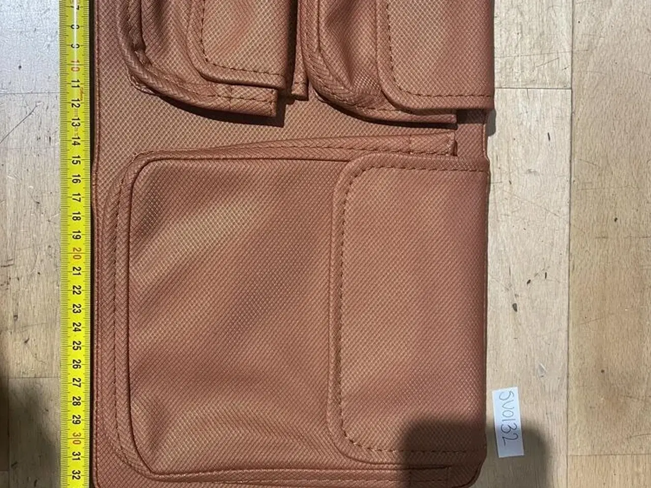 Billede 1 - Opbevaringslomme til båd – Cognac – Large – Velcro-montering