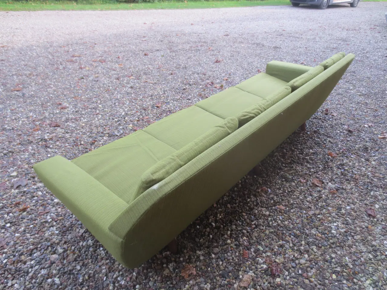 Billede 3 - 1 stk Retro 4 personers sofa med Teak ben 