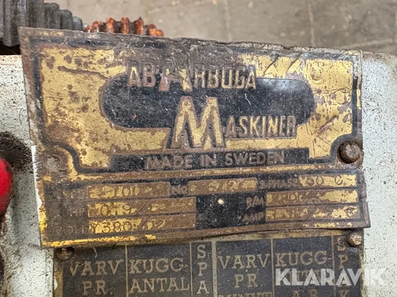 Billede 11 - Søjleboremaskine Abarboga Maskiner