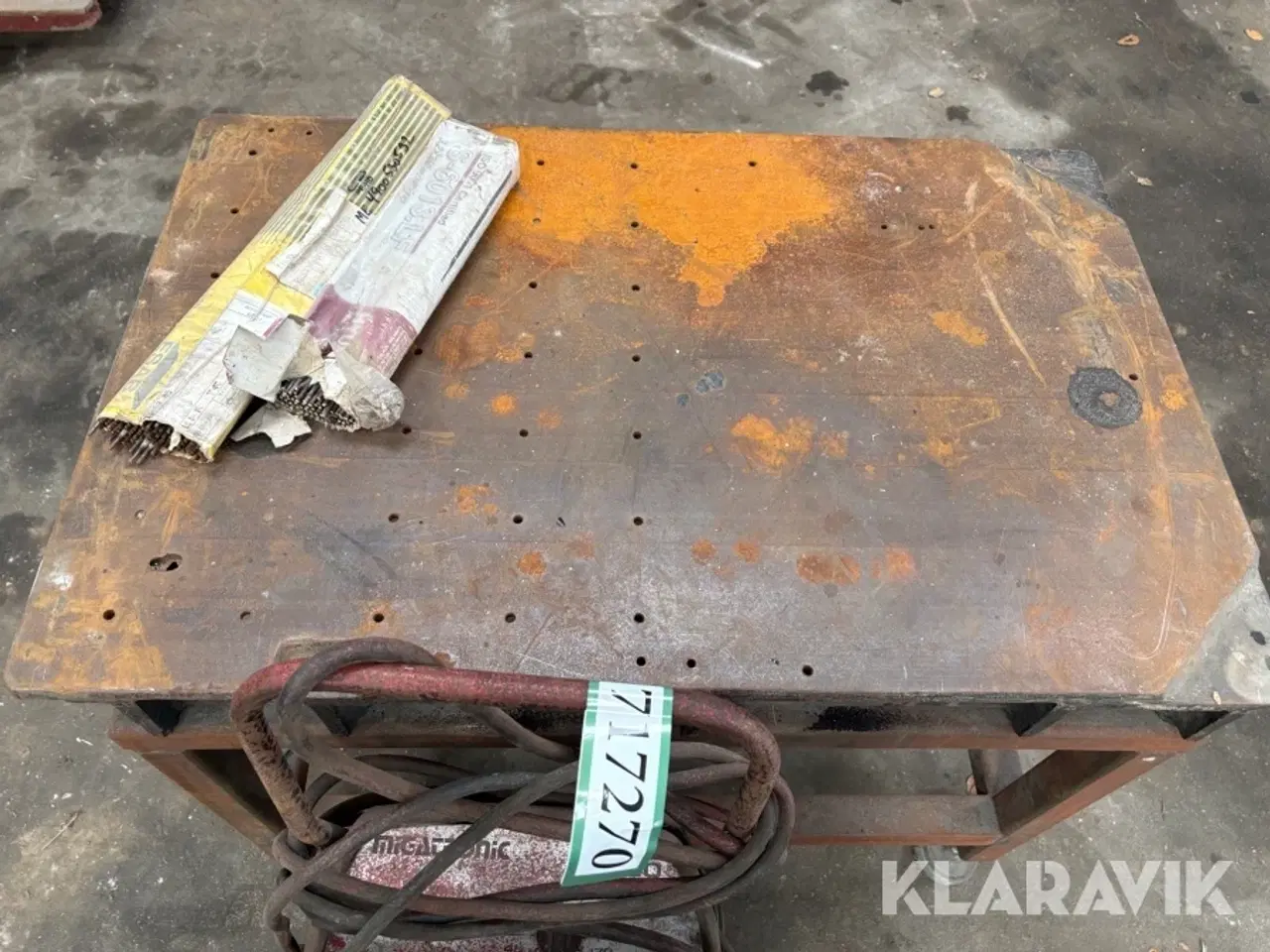 Billede 7 - Svejsemaskine, elektroder og svejsebord Migatronic LTO 200