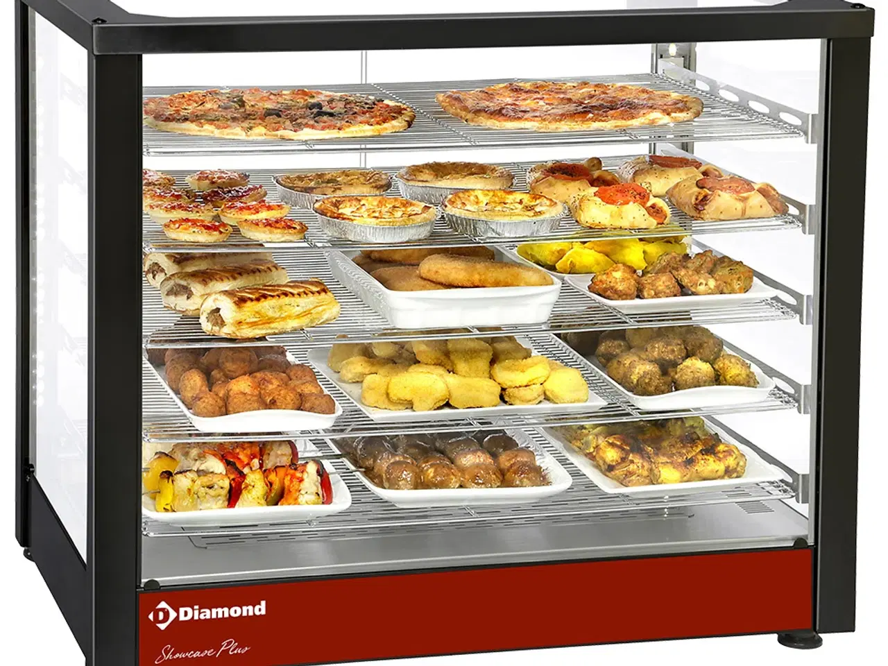 Billede 1 - Sort Varmemontre (78 cm) – 5 Niveauer & Ventileret