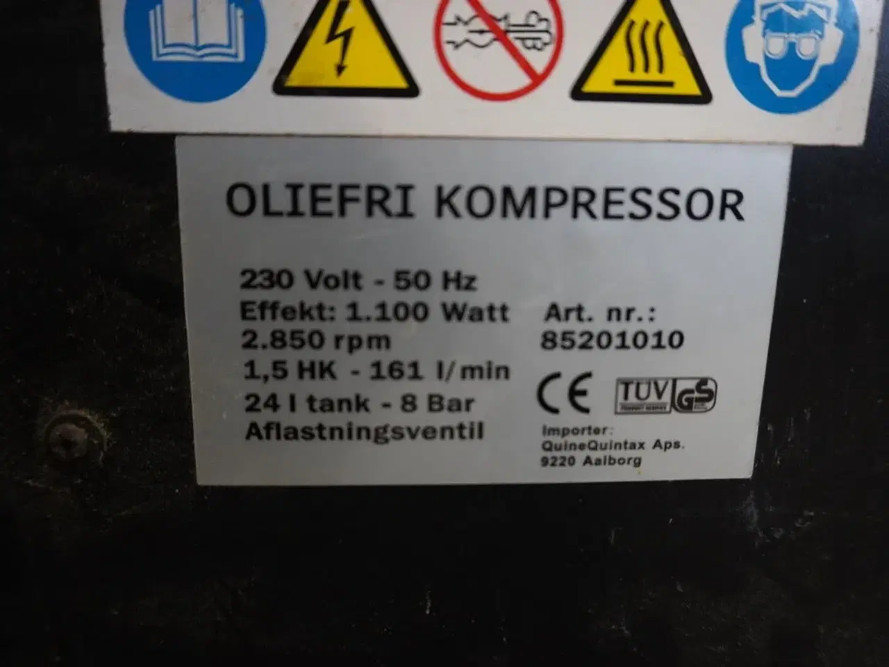 Billede 2 - Oliefri kompressor AIR PLUS