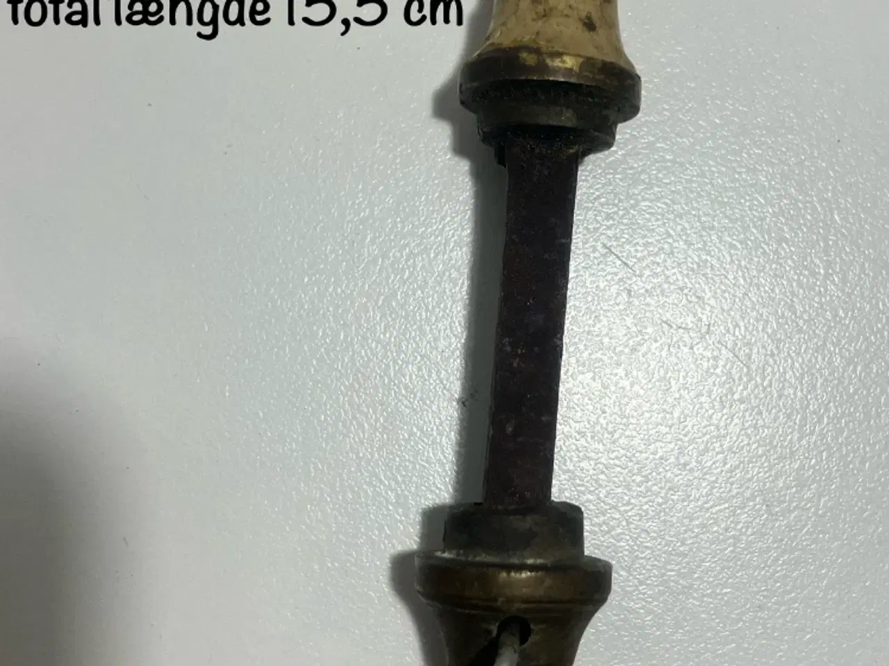 Billede 2 - Gamle messing håndtag