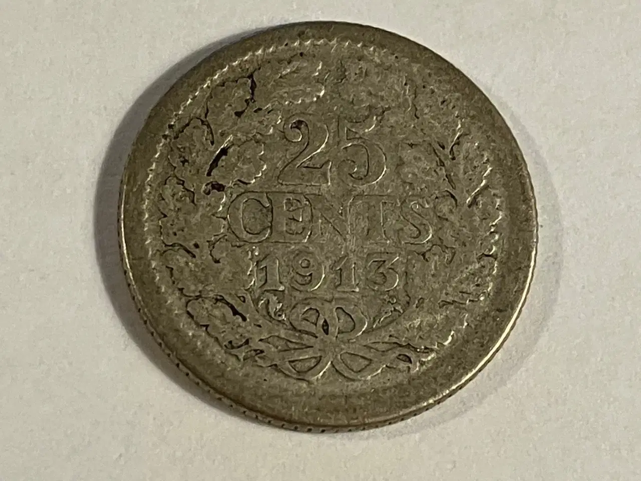 Billede 1 - 25 Cents 1913 Netherlands