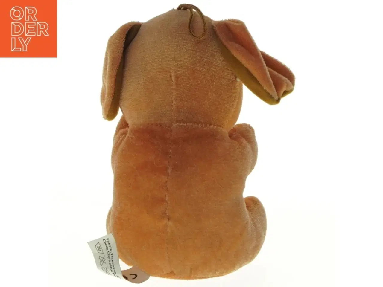 Billede 5 - Orange tøjdyr hund (str. 18 cm)