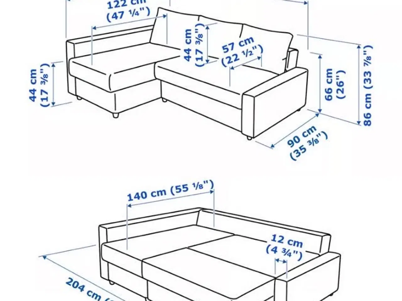 Billede 5 - Hjørnesovesofa med opbevaring