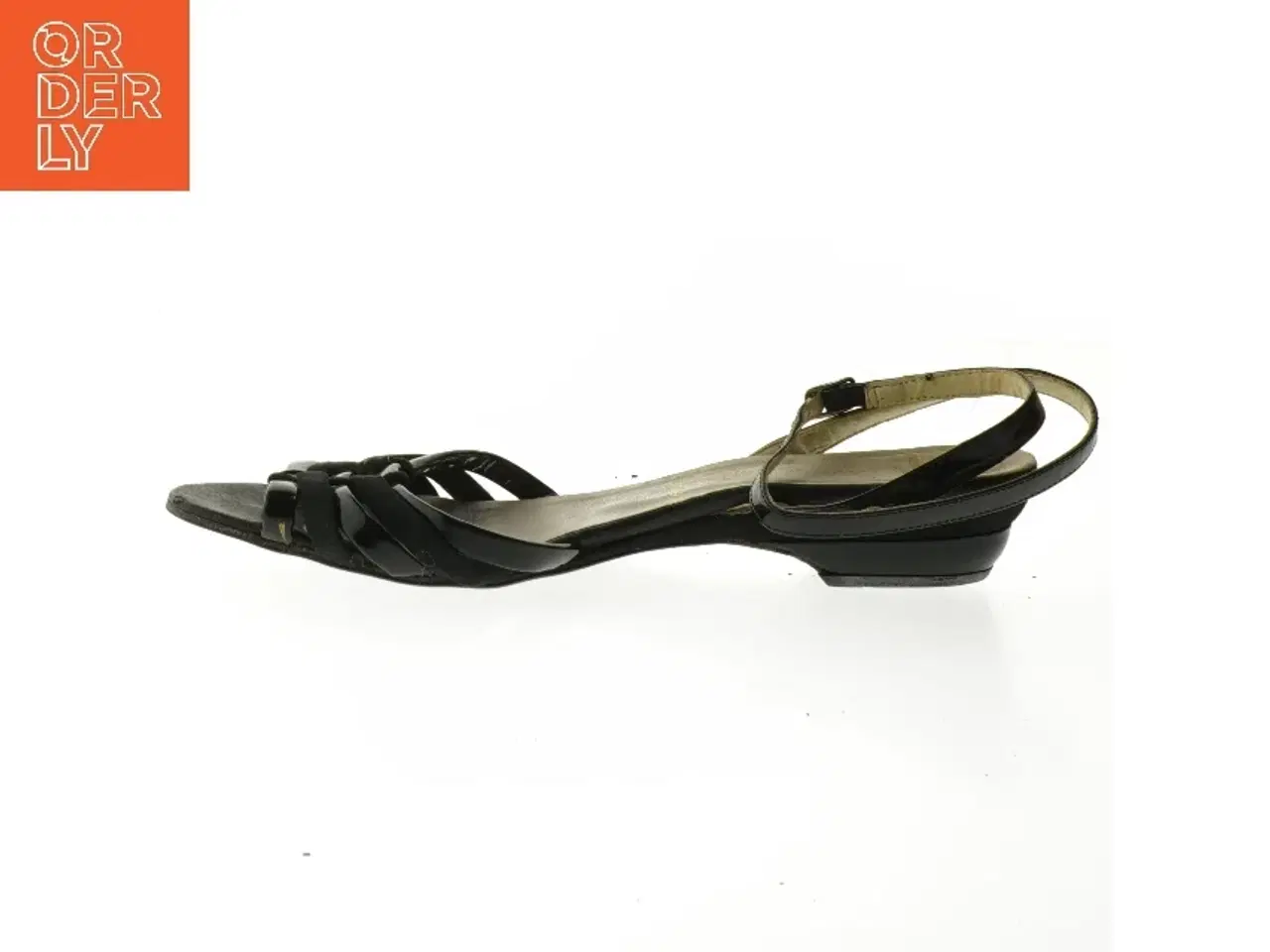 Billede 1 - Brugte sorte sandaler fra Enzo Di Liena (str. 5,5)