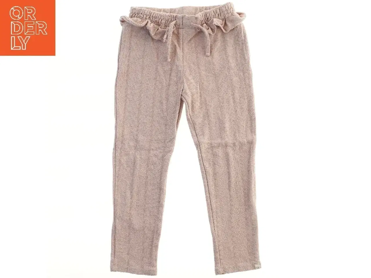 Billede 1 - Strikkede bukser med flæser fra Lil atelier (str. 122)