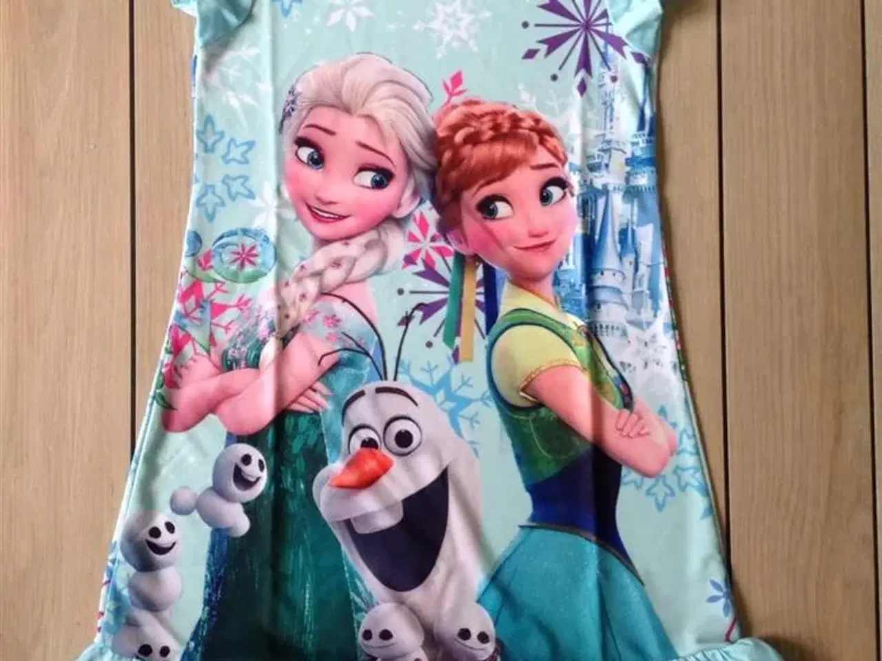 Billede 6 - Frost kjole str. 128 med Elsa og Anna