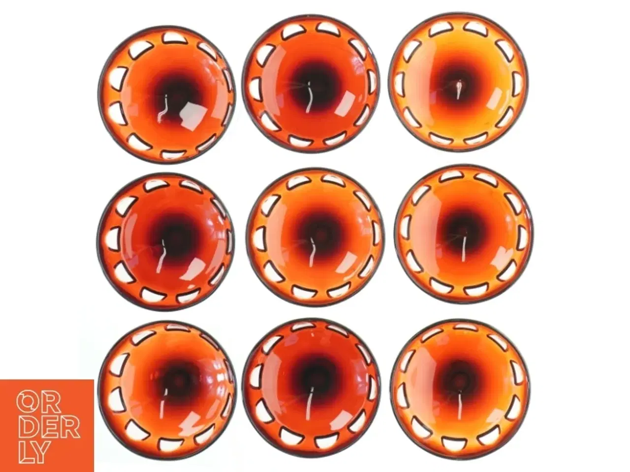 Billede 4 - Glas glas på fod (str. H 11 cm ø. 9 cm)